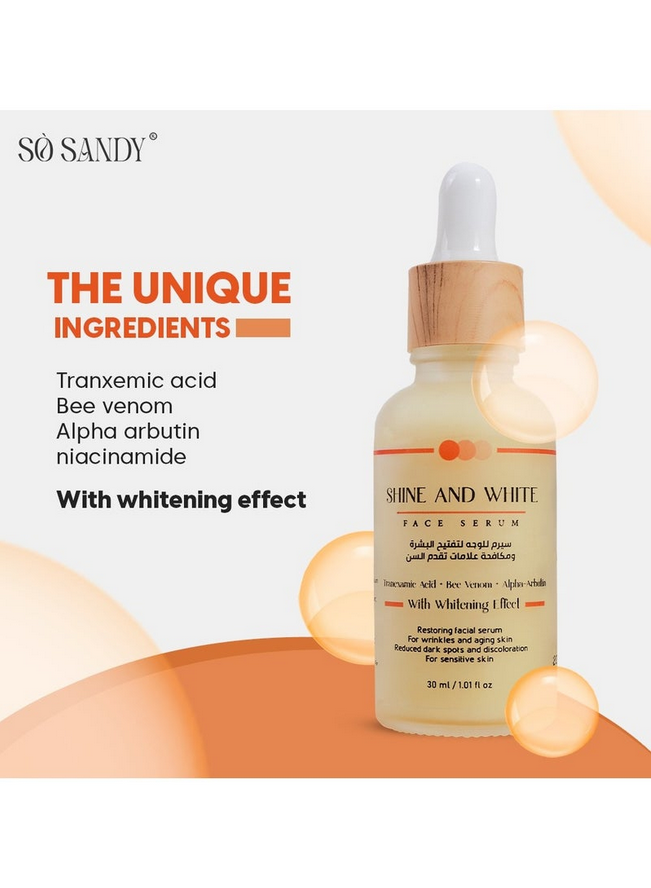 Shine and white Face Serum - Bee Venom Serum