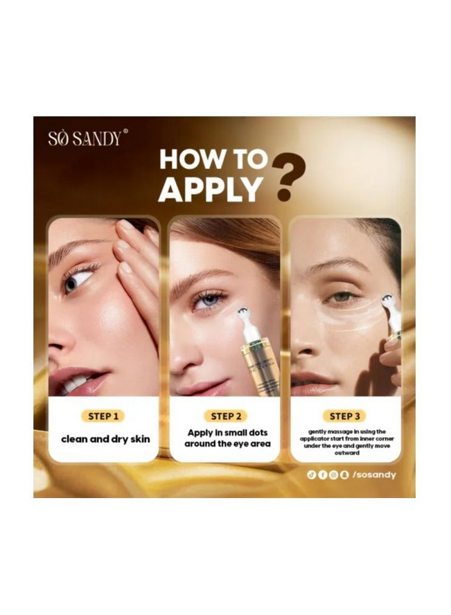 Shine & White Eye Contour Brightening under eye cream, with Anti-aging effect.