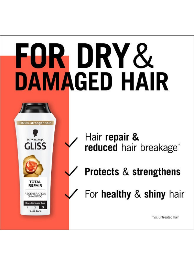 Gliss Shampoo Total Repair 250ml
