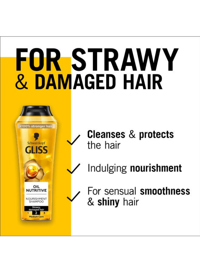 Gliss Oil Nutritive Shampoo 400ml