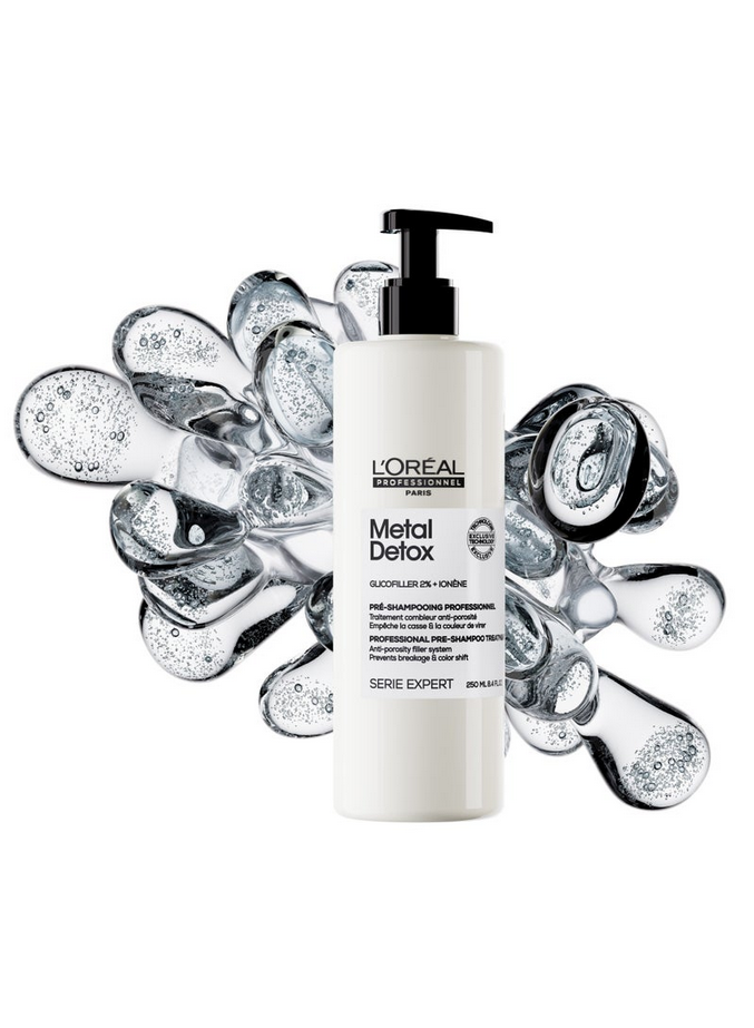 Metal Detox Pre-Shampoo Cream for Hair Breakage & Colored Hair - 250ml White 250ml