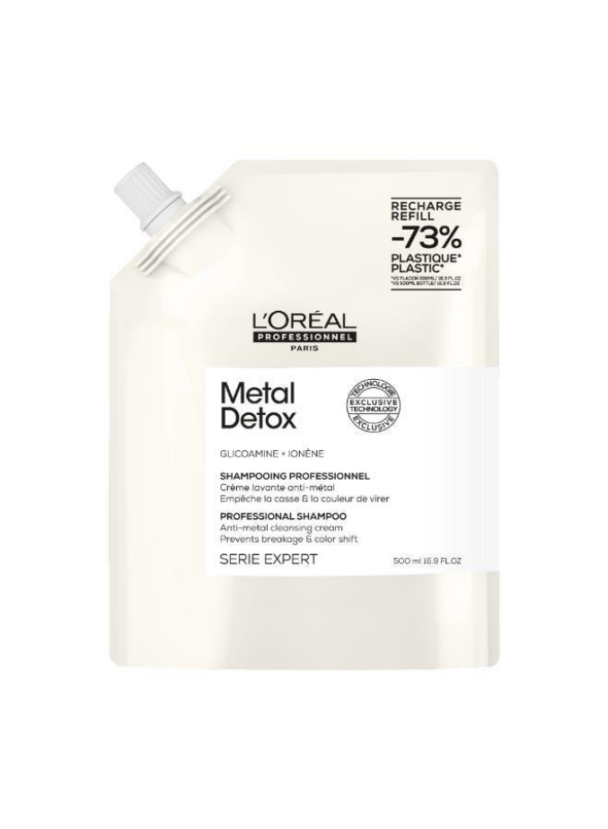 Metal Detox Shampoo 500 ml + Refill Pack 500ml