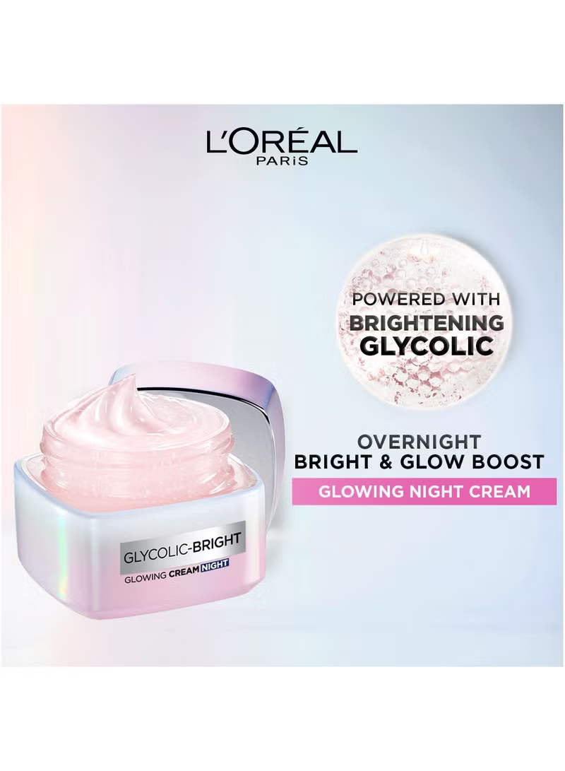 Glycolic Bright Glowing Night Cream - Glycolic + Niacinamide