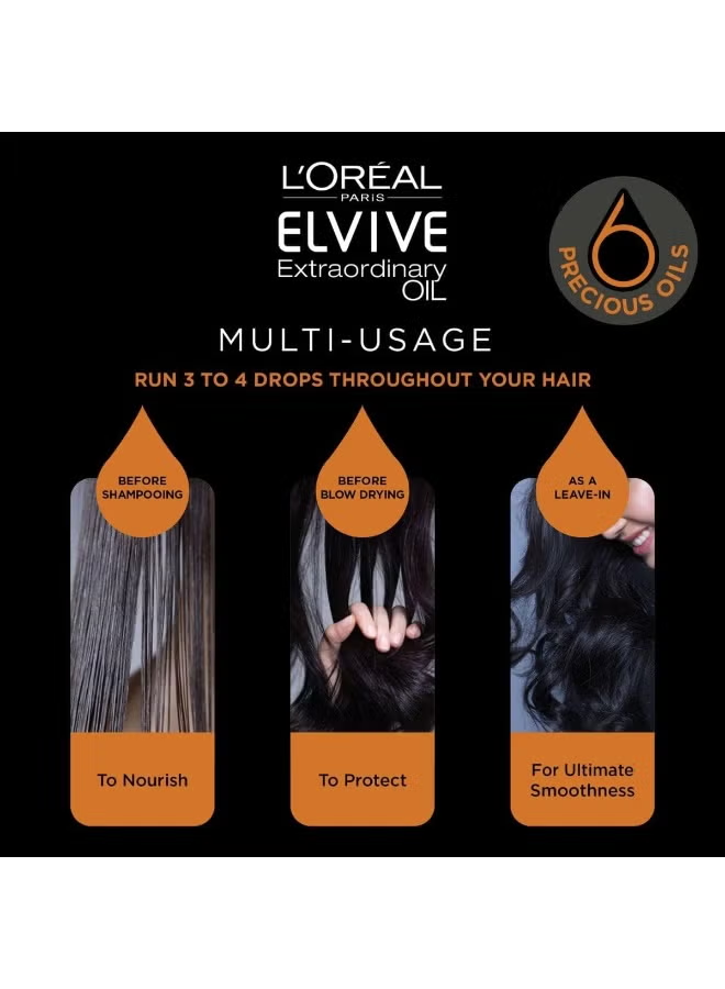 Elvive - Extraordinary Oil - Oil Replacement, Multicolour 300ml