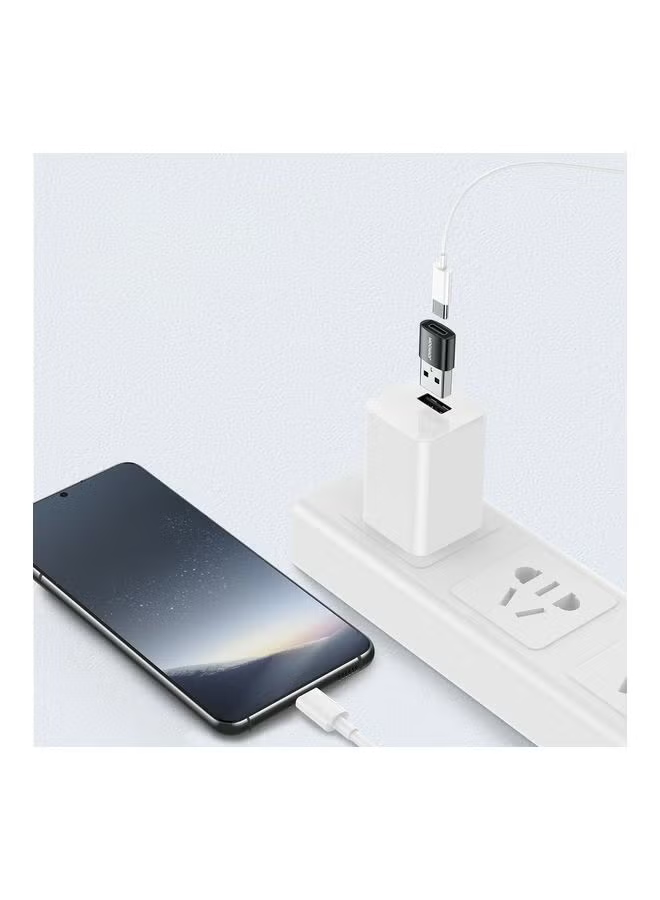 Adapter USB Type C Female To USB Male Black