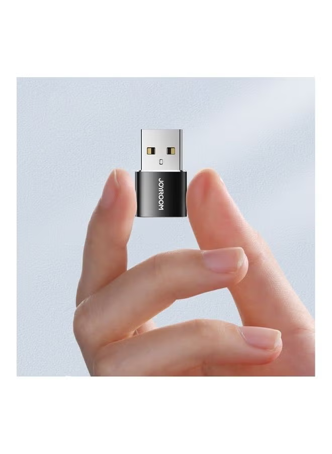 Adapter USB Type C Female To USB Male Black