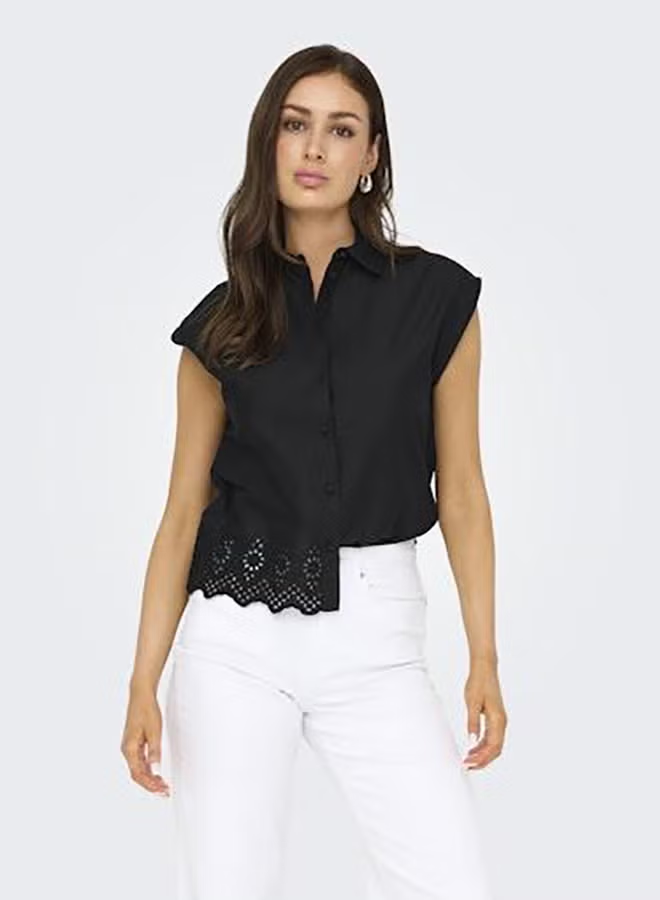 Onllou Life Emb S/S Shirt Ptm