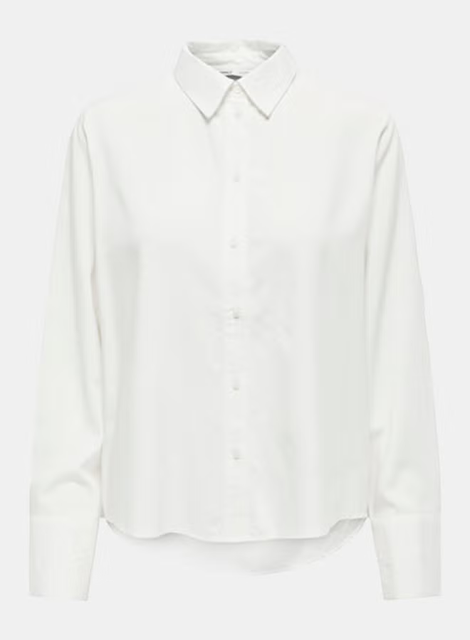 ONLY Womens Berit Life Longsleeve Shirt Woven