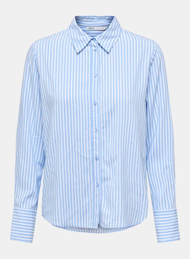 ONLY Womens Berit Life Longsleeve Shirt Woven