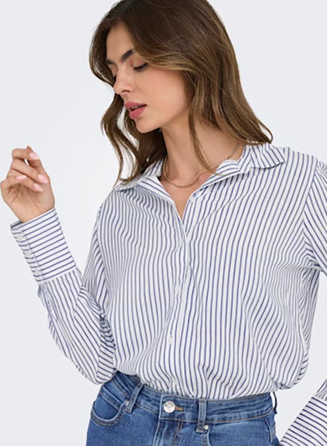 ONLY Womens Berit Life Longsleeve Shirt Woven