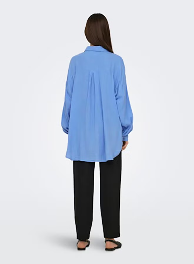 ONLY Womens Thyra Oversized Shirt Woven