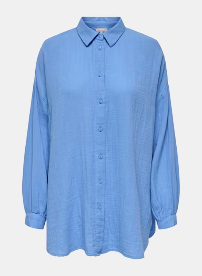 ONLY Womens Thyra Oversized Shirt Woven