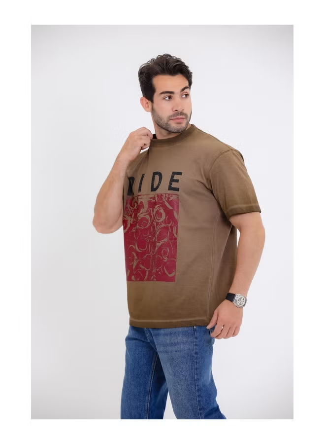 "RIDE" Floral Graphic T-Shirt