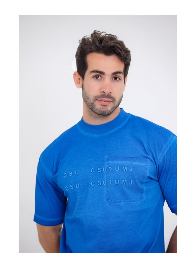 Round Collar Pique T-shirt