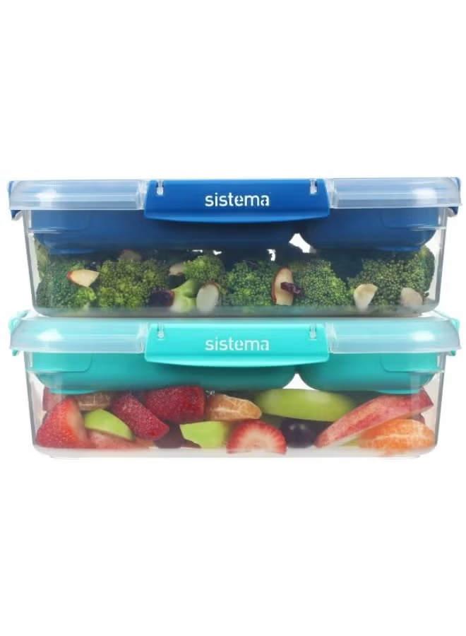 Sistema Rectangle Stax To Go lunch box 2.2 liters - No:281701
