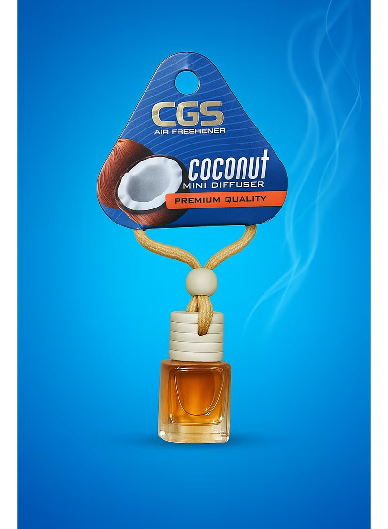 Air Freshener – Coconut Mini Diffuser for Car & Home, Premium Quality