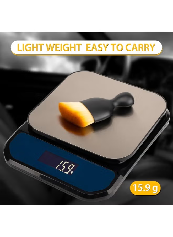 2PCS Soft Car Detailing Brushes for Deep & Gentle Cleaning