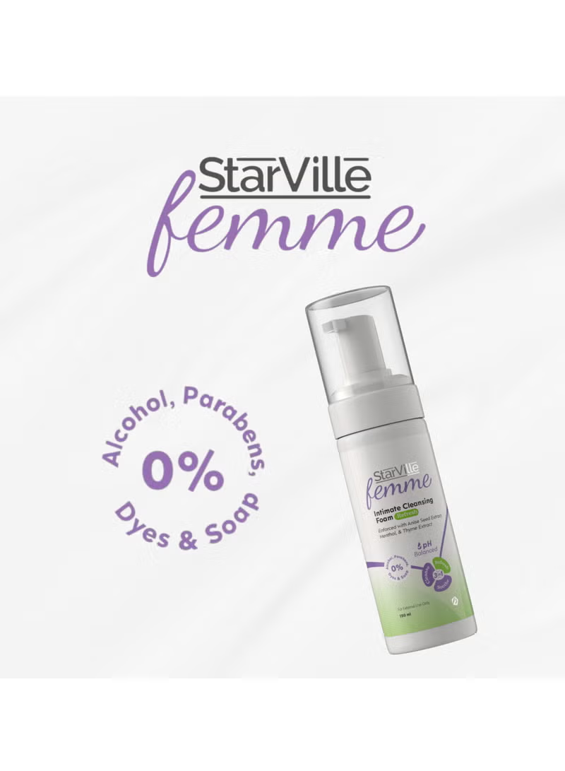 StarVille Femme Intimate Cleansing Foam Refresh 150 ml