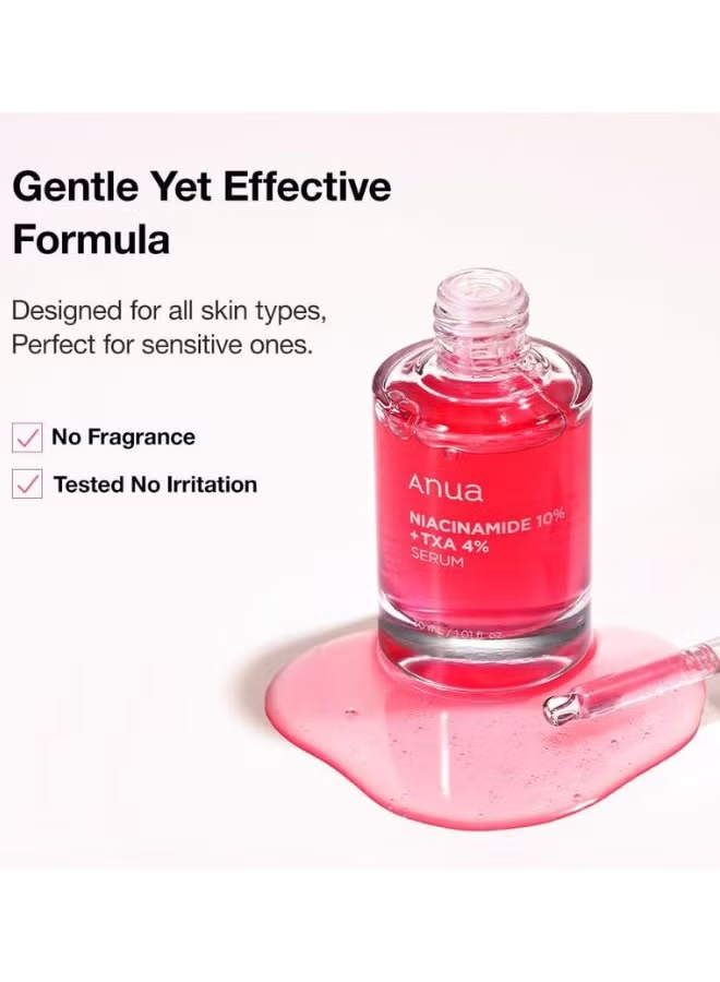 Niacinamide 10% + TXA 4% Serum 30ml, for Sensitive skin, Korean Glass Skin, Fragrance-Free 30ml