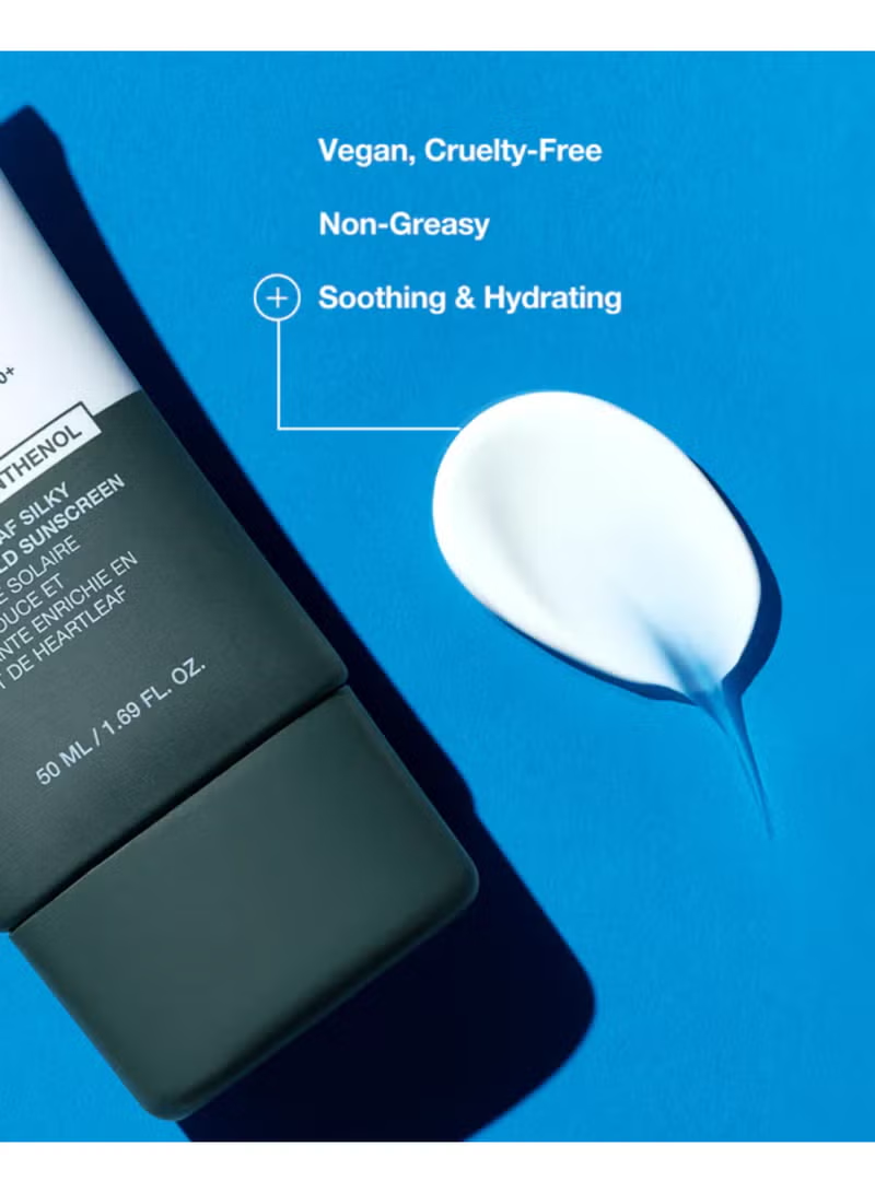 Heartleaf Silky Moisture Sunscreen SPF50+ PA++++ 50ml