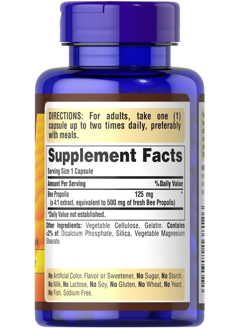 Bee Propolis 500 mg 100 Capsules